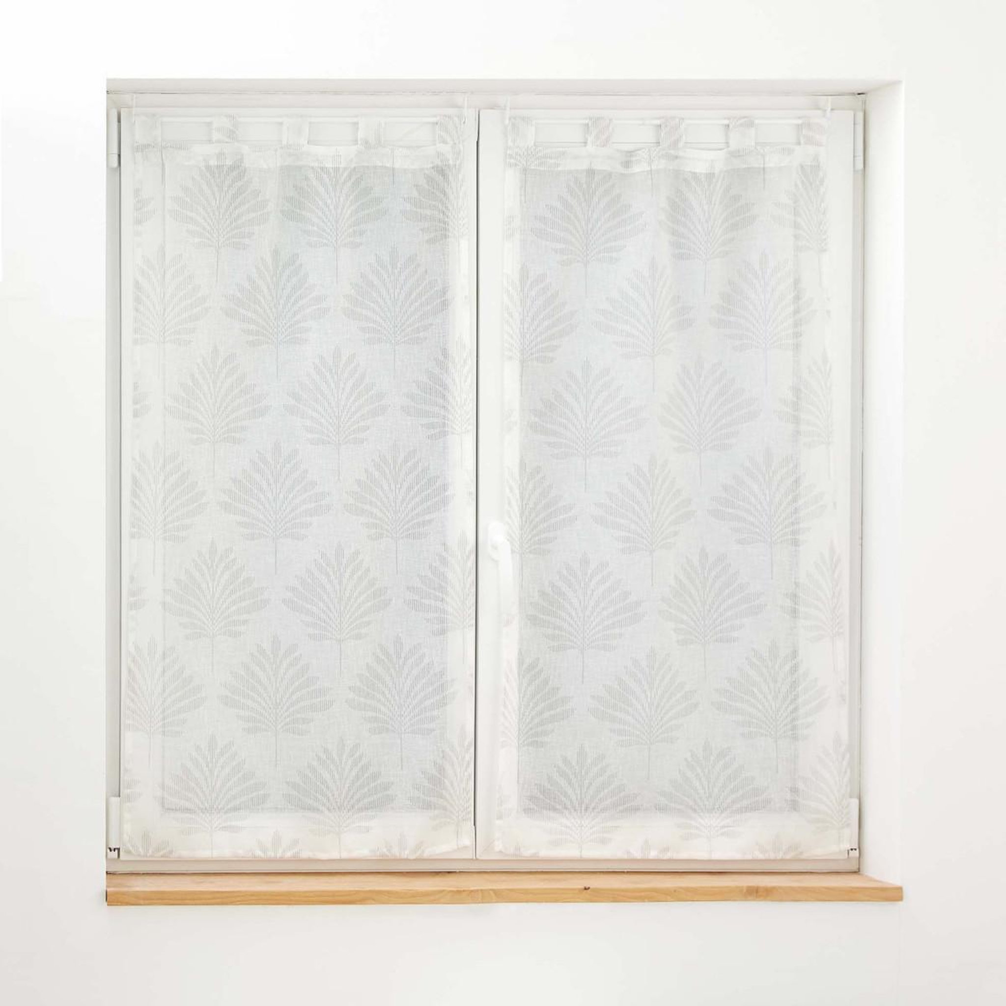 Douceur d'Intérieur Paire de voilages  levita  60x90cm blanc