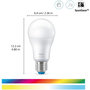 Voir la diapositive 4 : WIZ Ampoule LED connectée E27 Couleur 60W pack de 3