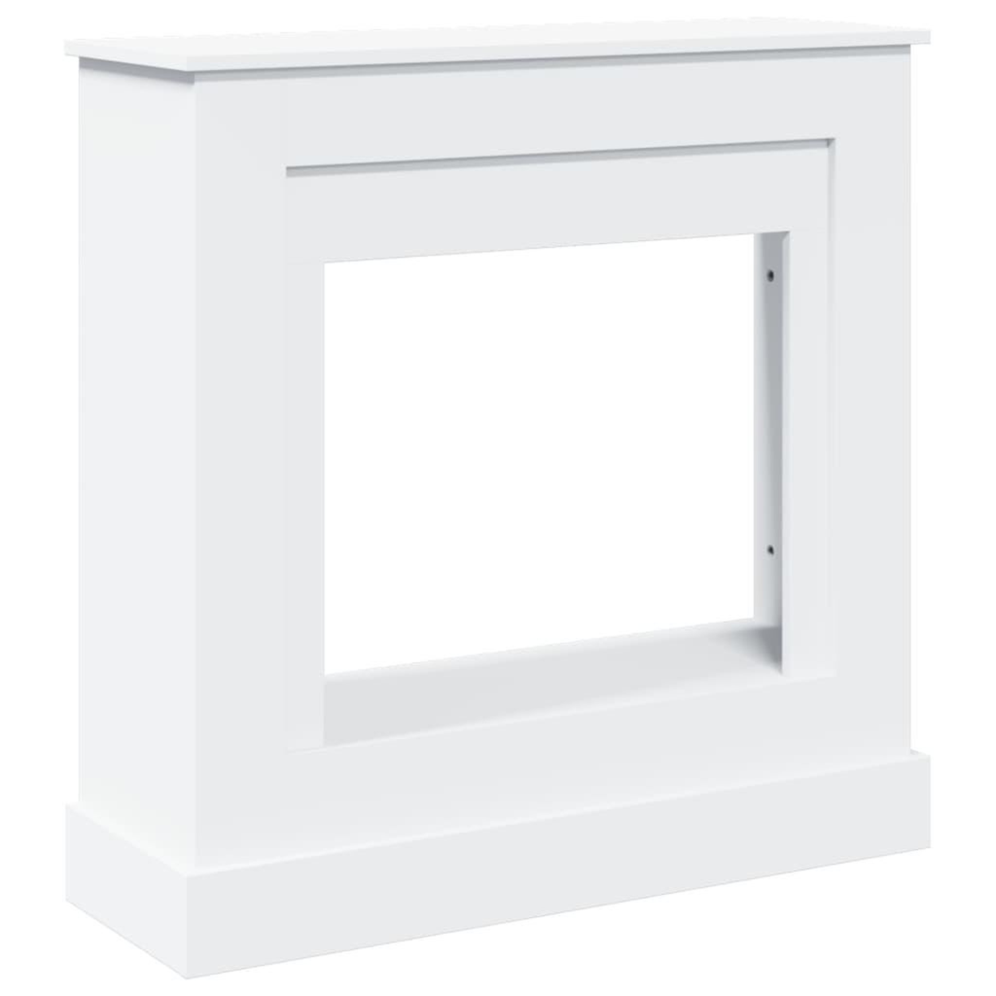 Voir la diapositive 2 : VIDAXL Cadre de cheminee blanc 90x30x90 cm bois d'ingenierie