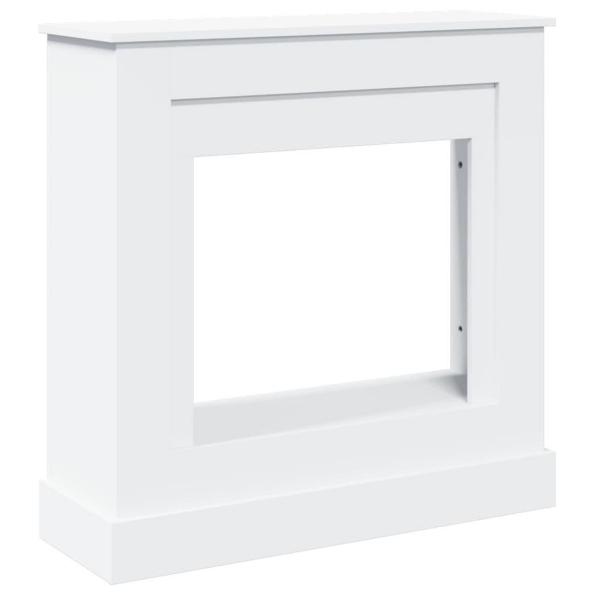 VIDAXL Cadre de cheminee blanc 90x30x90 cm bois d'ingenierie