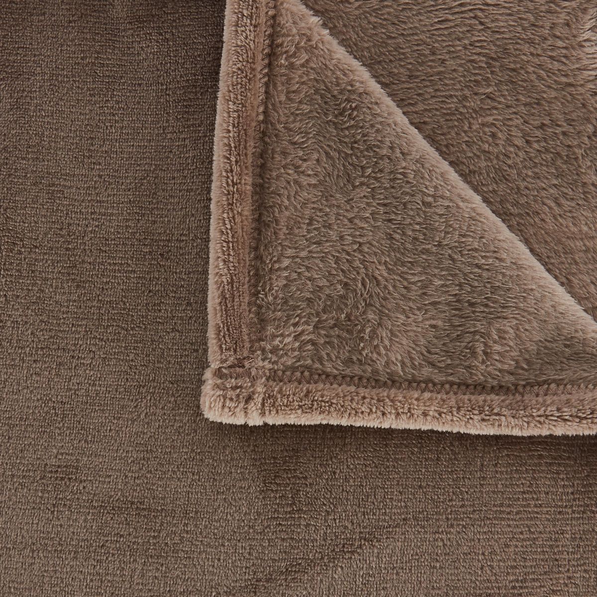 ACTUEL Couverture unie en polyester VELVET