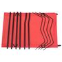 Voir la diapositive 3 : VIDAXL Lit de camping 180x60x19 cm Tissu Oxford et acier Rouge