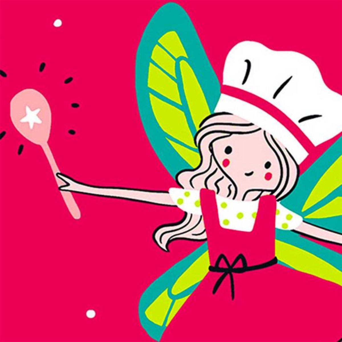 Paris Prix Set de Table Enfant  Mini Fée  28x44cm Rose