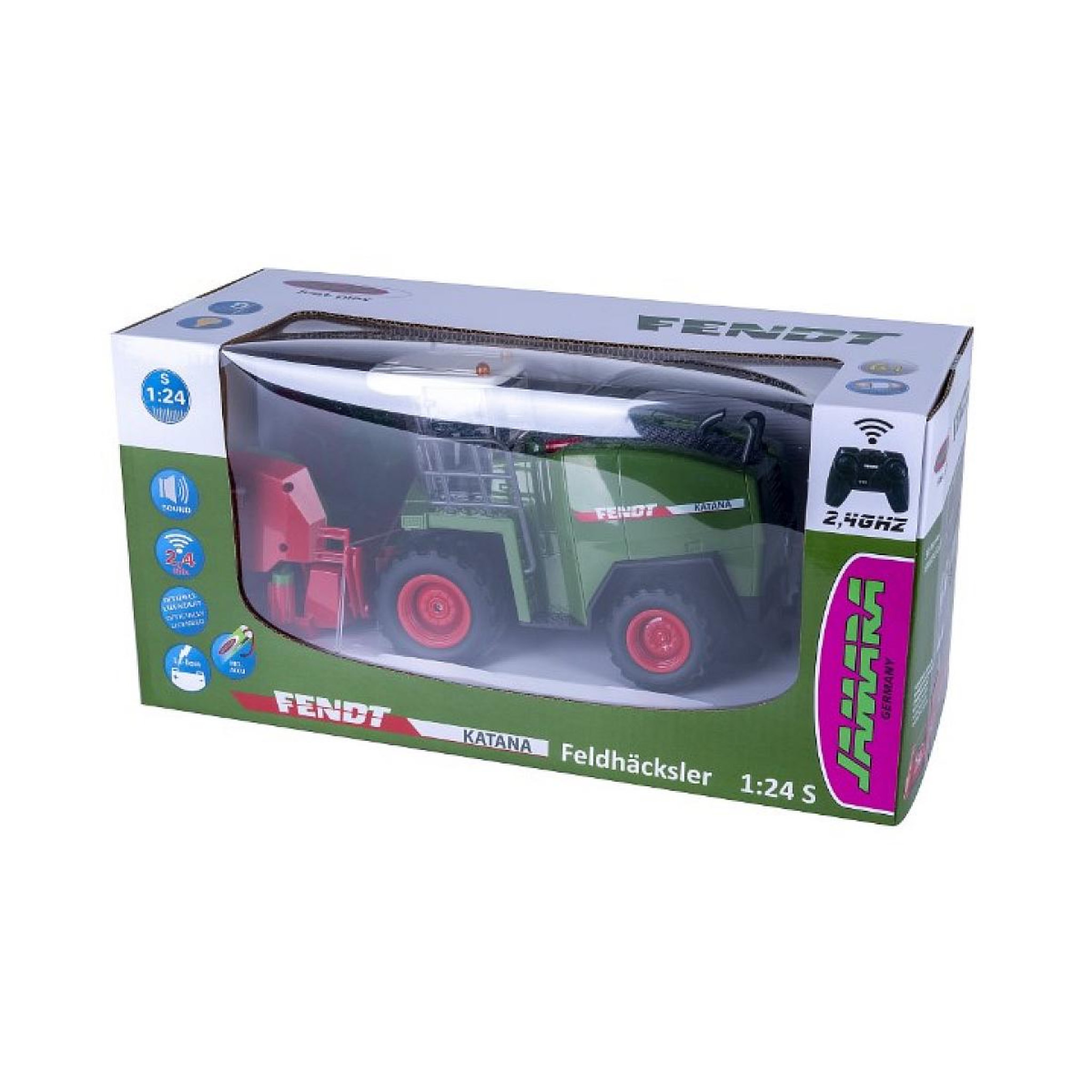 Voir la diapositive 2 : Jamara Voiture télécommandée Fendt Katana ensileuse RC 1:24S