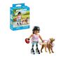 Voir la diapositive 3 : PLAYMOBIL 71739 Jeune fille rolleuse avec Retriever