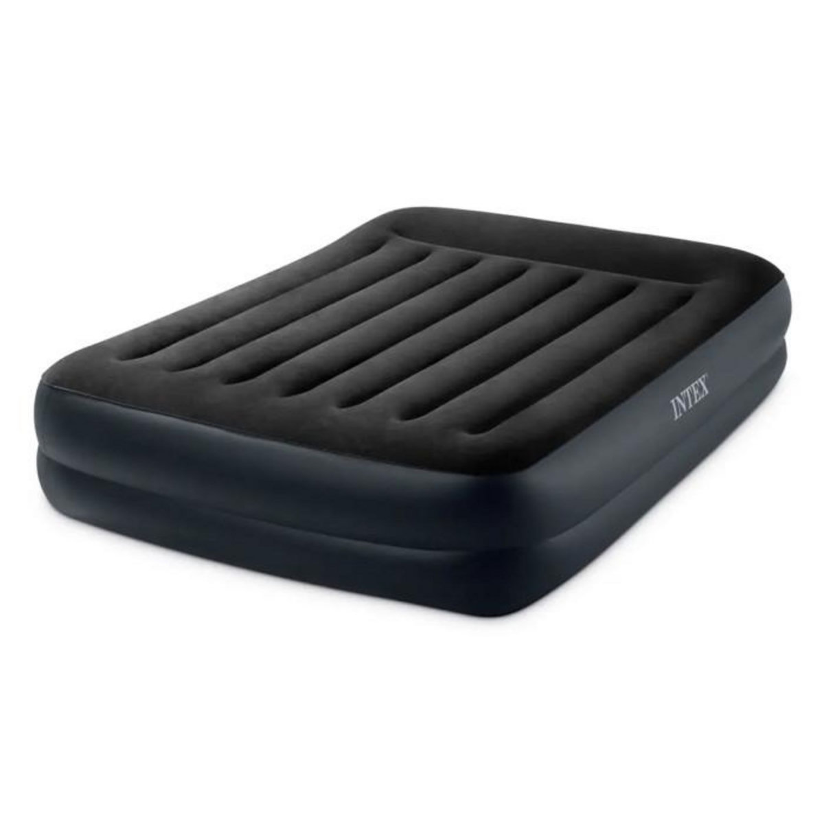 INTEX Matelas Gonflable Électrique 2 Places  Fibertech  Bleu