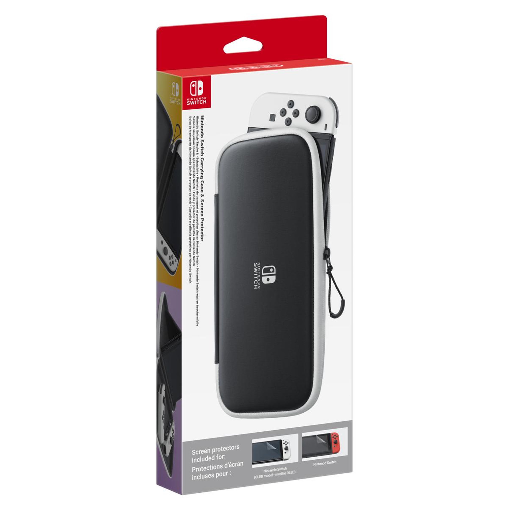 NINTENDO Pochette de transport et protection d'écran Nintendo Switch (modèle OLED)