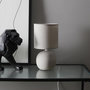 Voir la diapositive 2 : Paris Prix Lampe à Poser en Céramique  Loraine  25cm Taupe