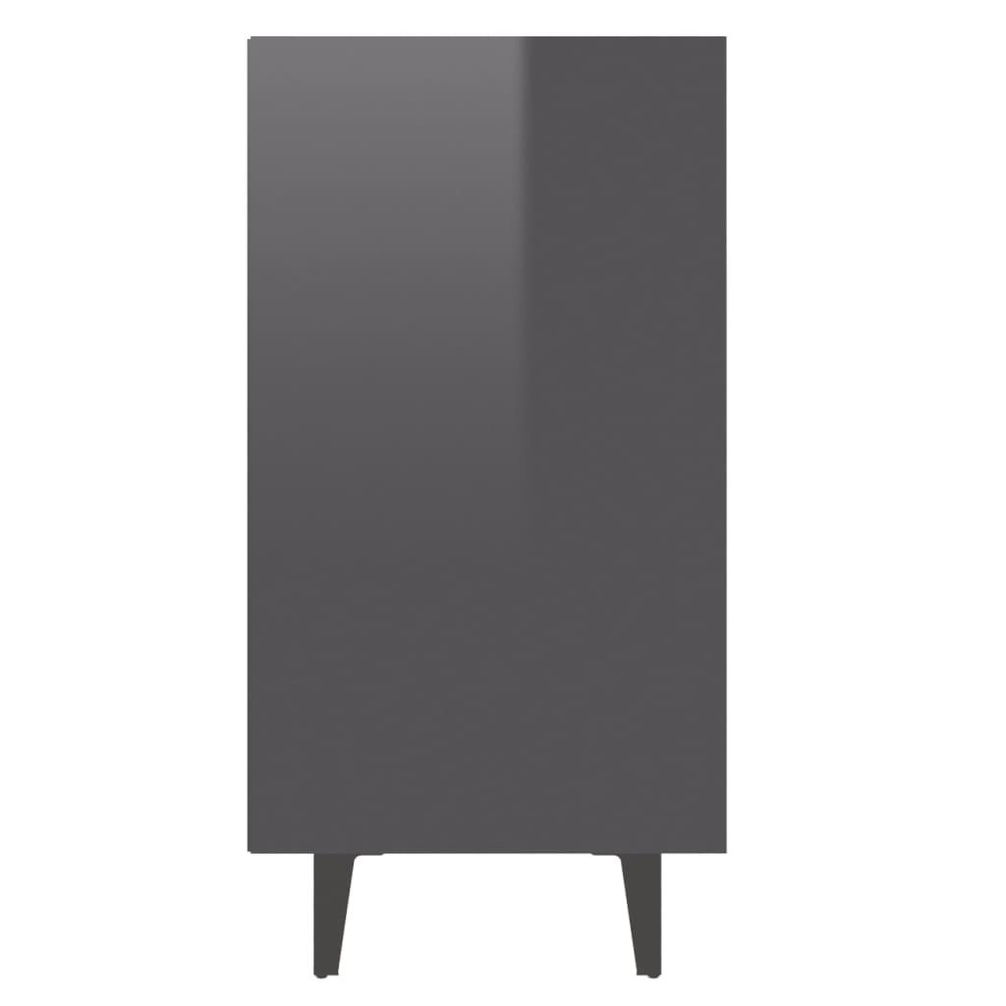 Voir la diapositive 5 : VIDAXL Buffet gris brillant 103,5x35x70 cm bois d'ingenierie
