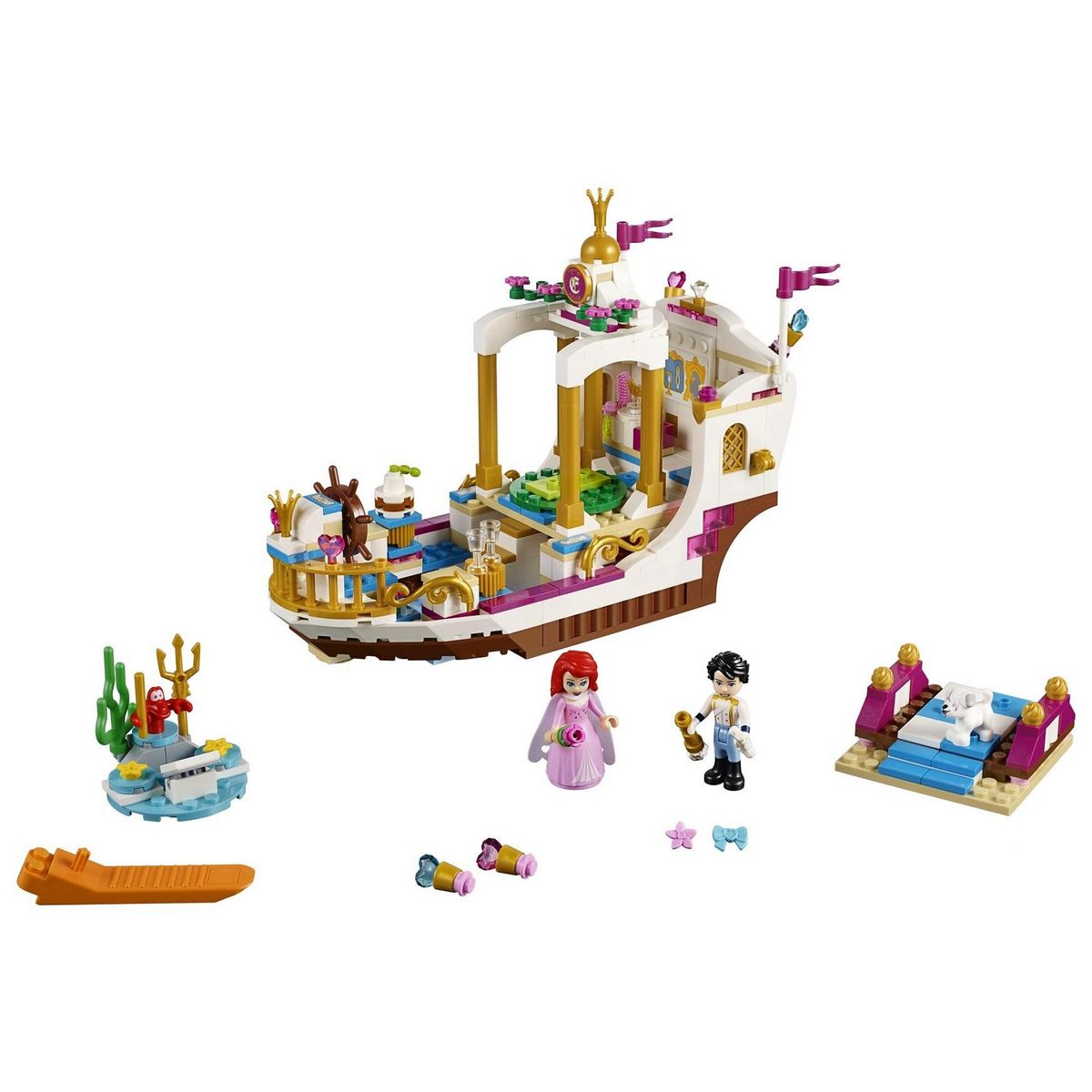 LEGO Disney Princess 41153 - Mariage sur le navire royal d'Ariel