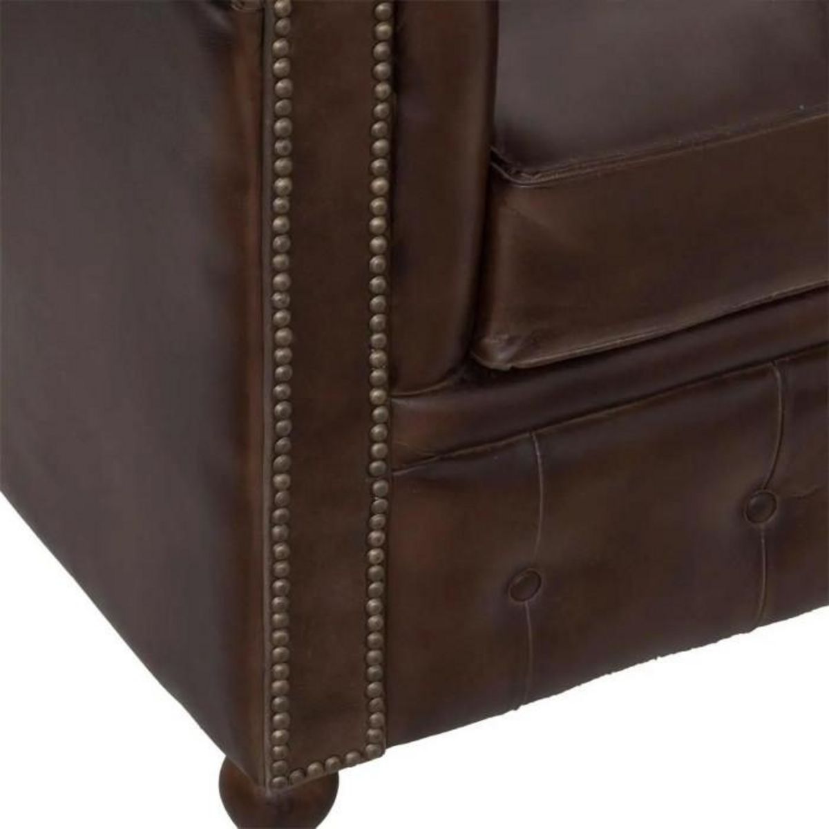 ATMOSPHERA Fauteuil Chesterfield  Deep Soul  93cm Marron