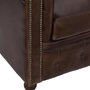 Voir la diapositive 2 : ATMOSPHERA Fauteuil Chesterfield  Deep Soul  93cm Marron