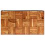 Voir la diapositive 4 : VIDAXL Table basse 110x60x40 cm Bois d'acacia solide et acier