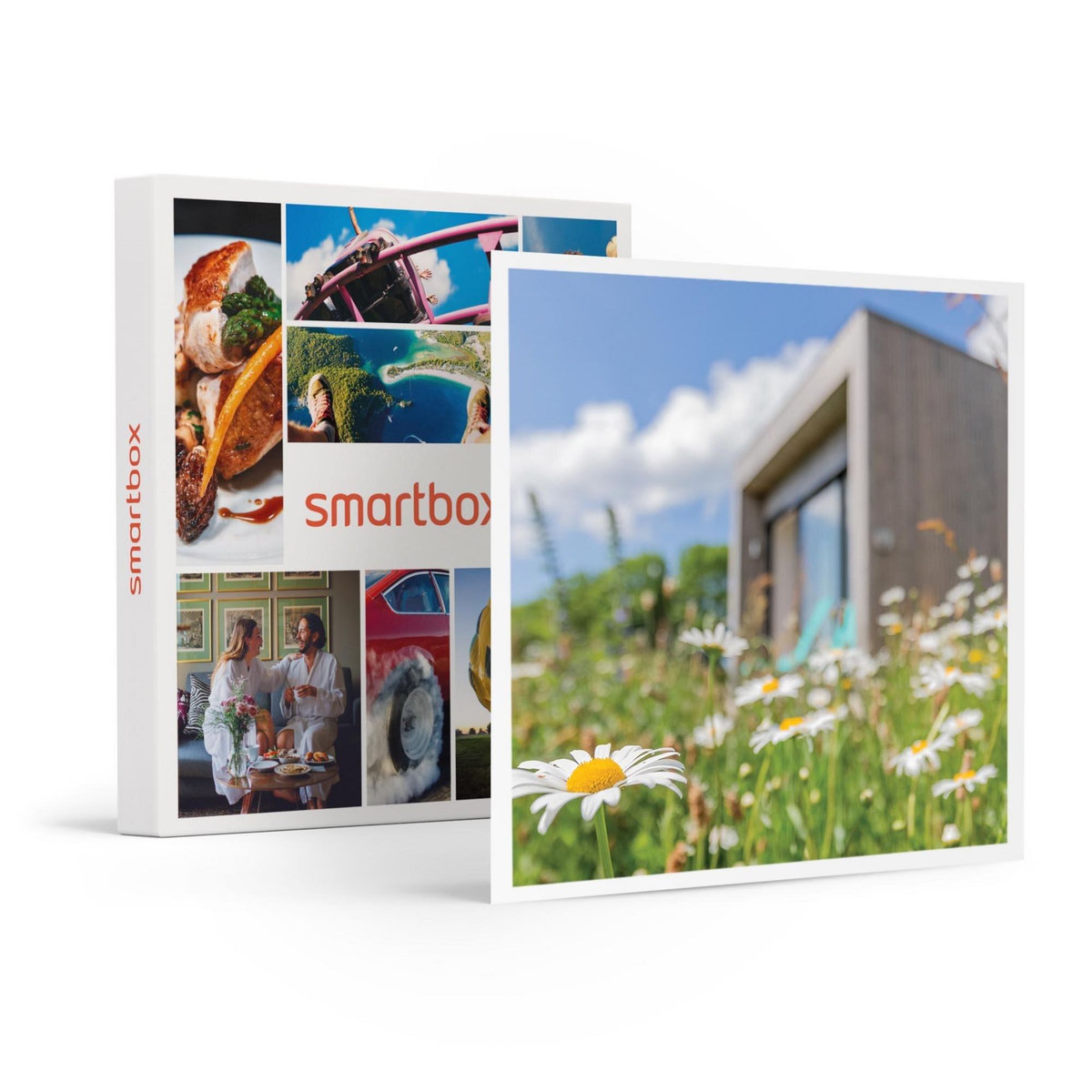 Smartbox Séjour nature dans une cabane en bois avec 1h d'accès au sauna dans les montagnes du Sancy - Coffret Cadeau Séjour