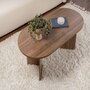 Voir la diapositive 4 : Habitat et Jardin Table basse en bois  Sable  - 60 x 119 x 40 cm - Noyer