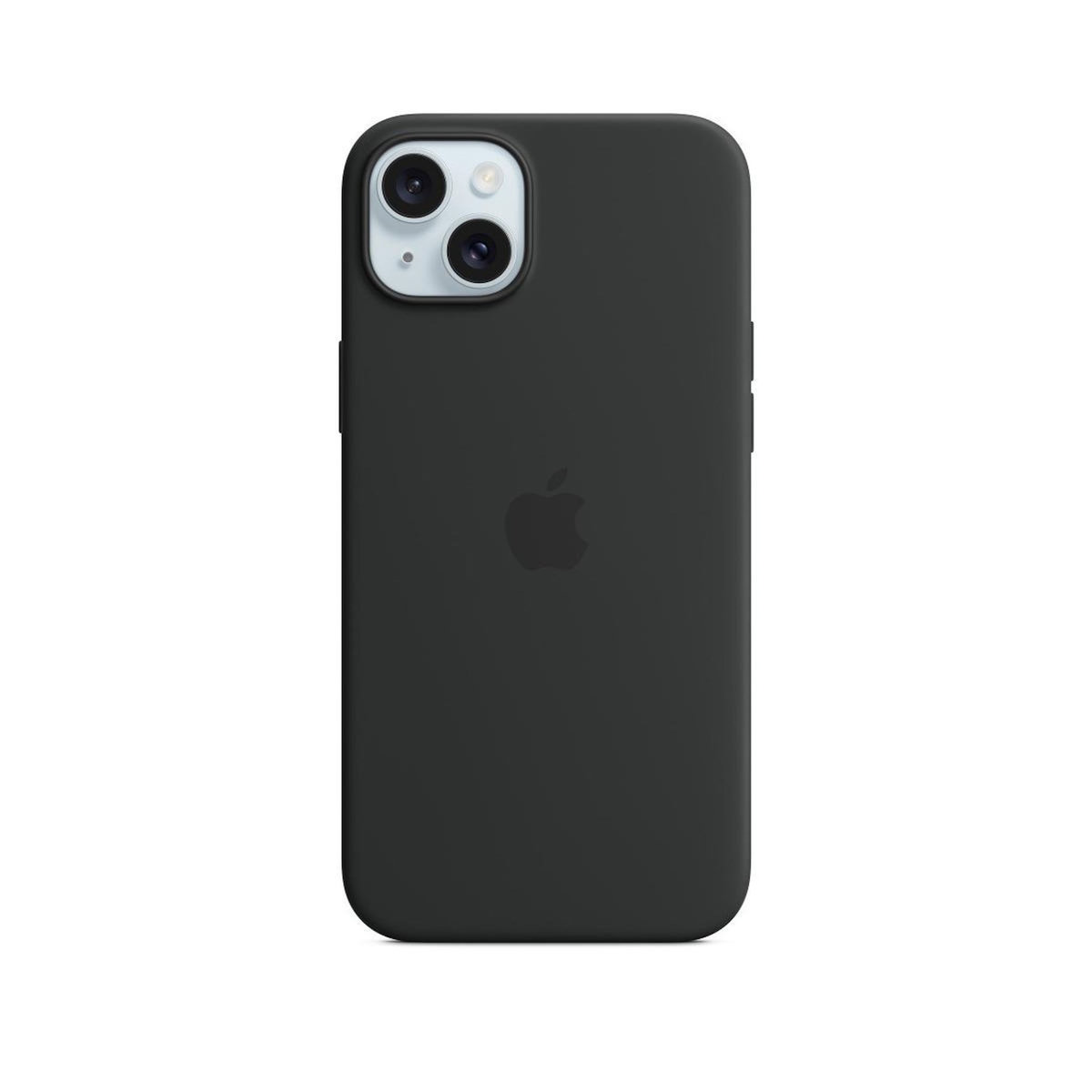 APPLE Coque iPhone 15 Plus MagSafe silicone Noir