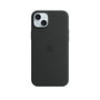 Voir la diapositive 2 : APPLE Coque iPhone 15 Plus MagSafe silicone Noir