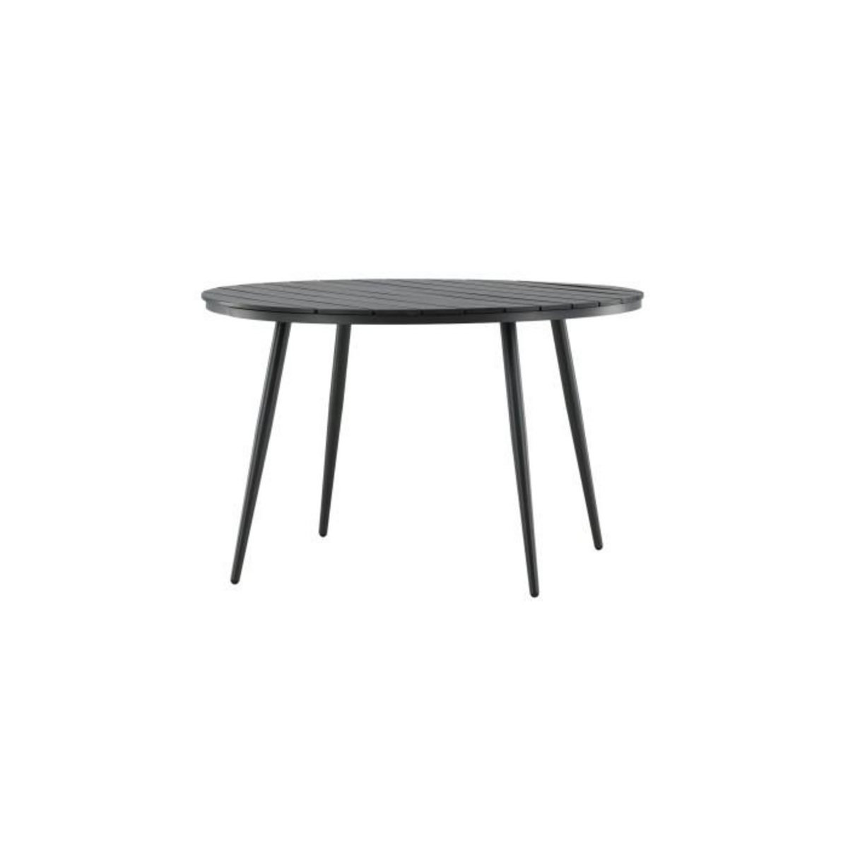 Paris Prix Table de Jardin Ronde  Break  120cm Noir