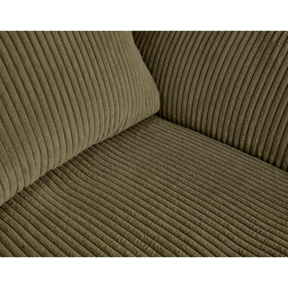 LISA DESIGN Rune - canapé 3 places - en velours côtelé