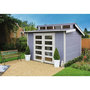 Voir la diapositive 2 : Habitat et Jardin Abri jardin bois  Milano  - 8.92 m² - 2.99 x 2.99 x 2.63 m - 28 mm