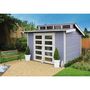 Voir la diapositive 2 : Habitat et Jardin Abri jardin bois  Milano  - 8.92 m² - 2.99 x 2.99 x 2.63 m - 28 mm