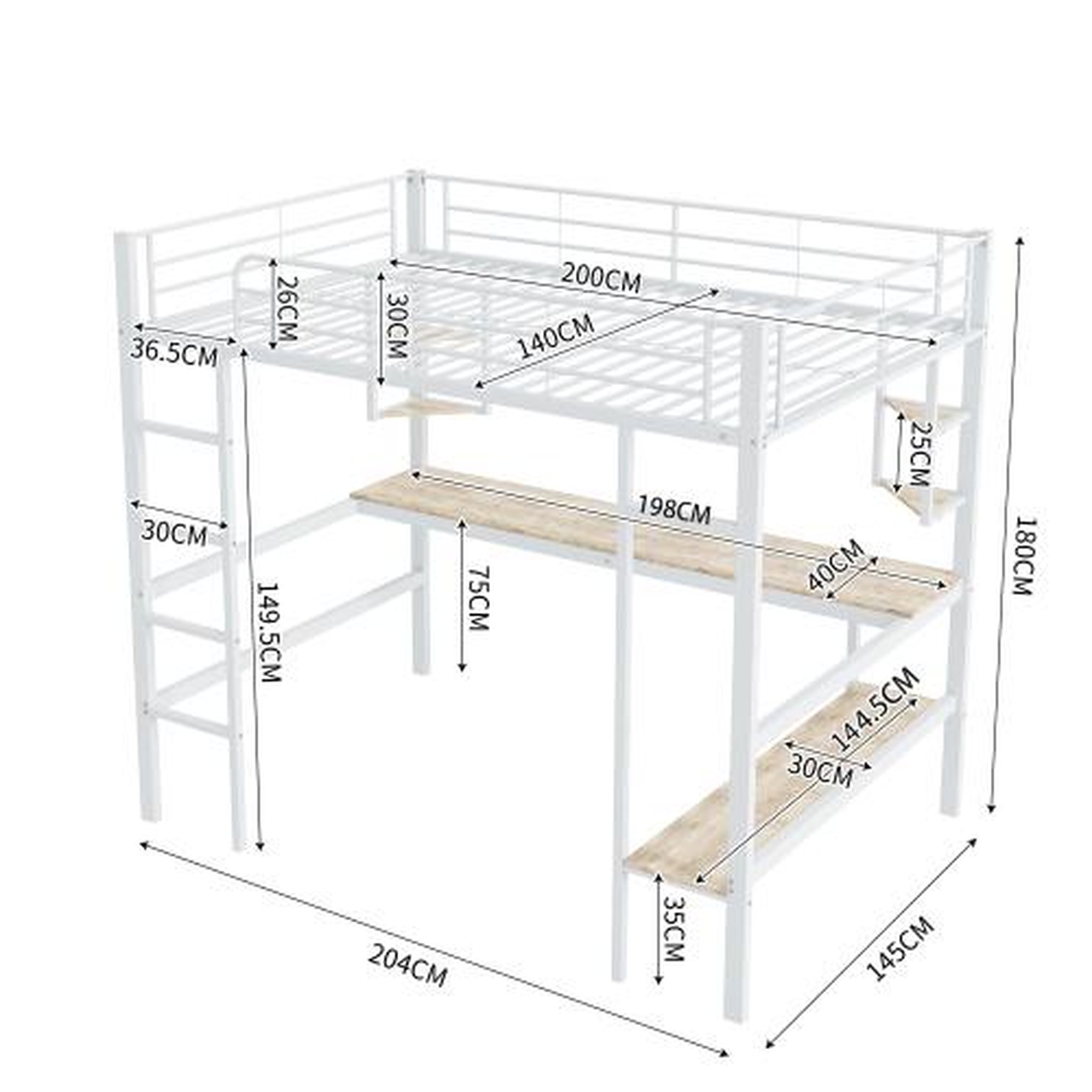 Voir la diapositive 3 : MERAX Lit mezzanine