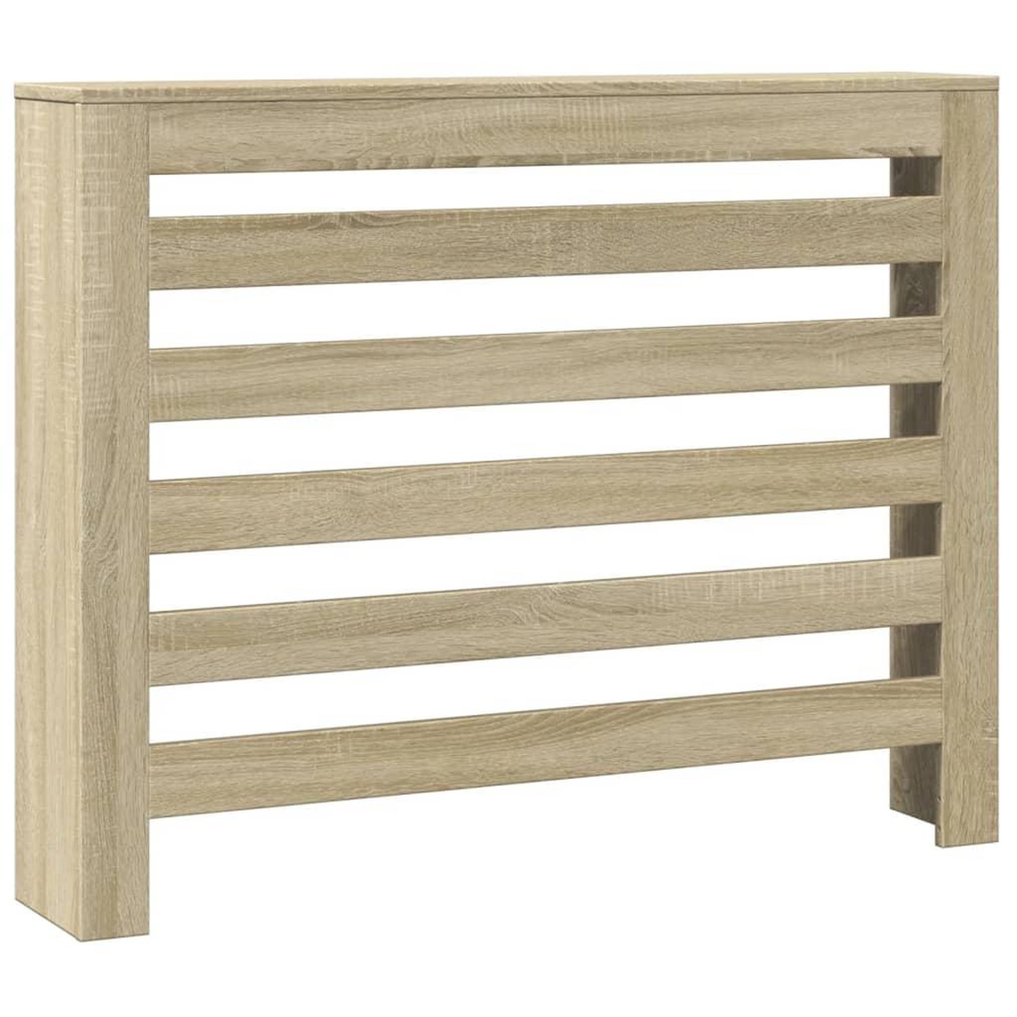 Voir la diapositive 2 : VIDAXL Cache-radiateur chene sonoma 104x20x82 cm bois d'ingenierie
