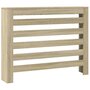 Voir la diapositive 2 : VIDAXL Cache-radiateur chene sonoma 104x20x82 cm bois d'ingenierie