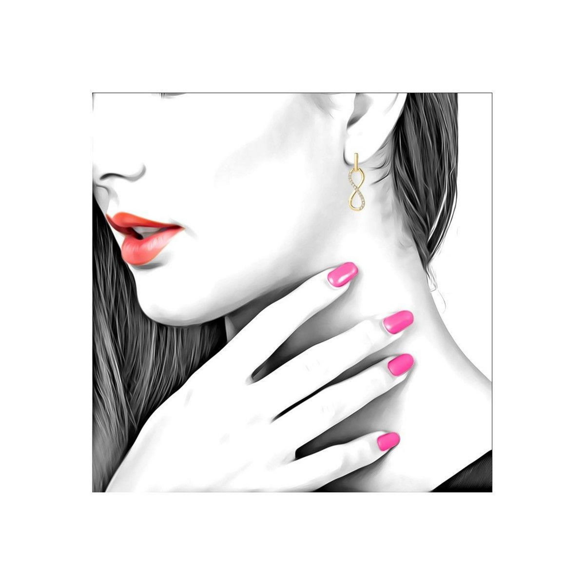 SC BOHEME Boucles d'oreilles infini par SC Bohème