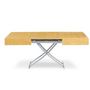 Voir la diapositive 2 : Paris Prix Table Basse Relevable  Lift  120-190cm Chêne Clair