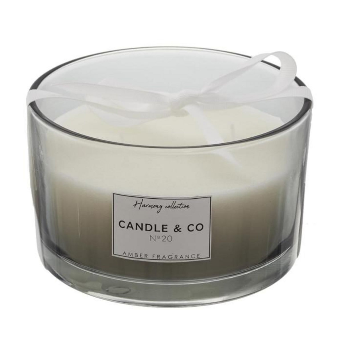 Paris Prix Bougie Parfumée 3 Mèches  Harmony  13cm Ambre