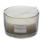 Paris Prix Bougie Parfumée 3 Mèches  Harmony  13cm Ambre