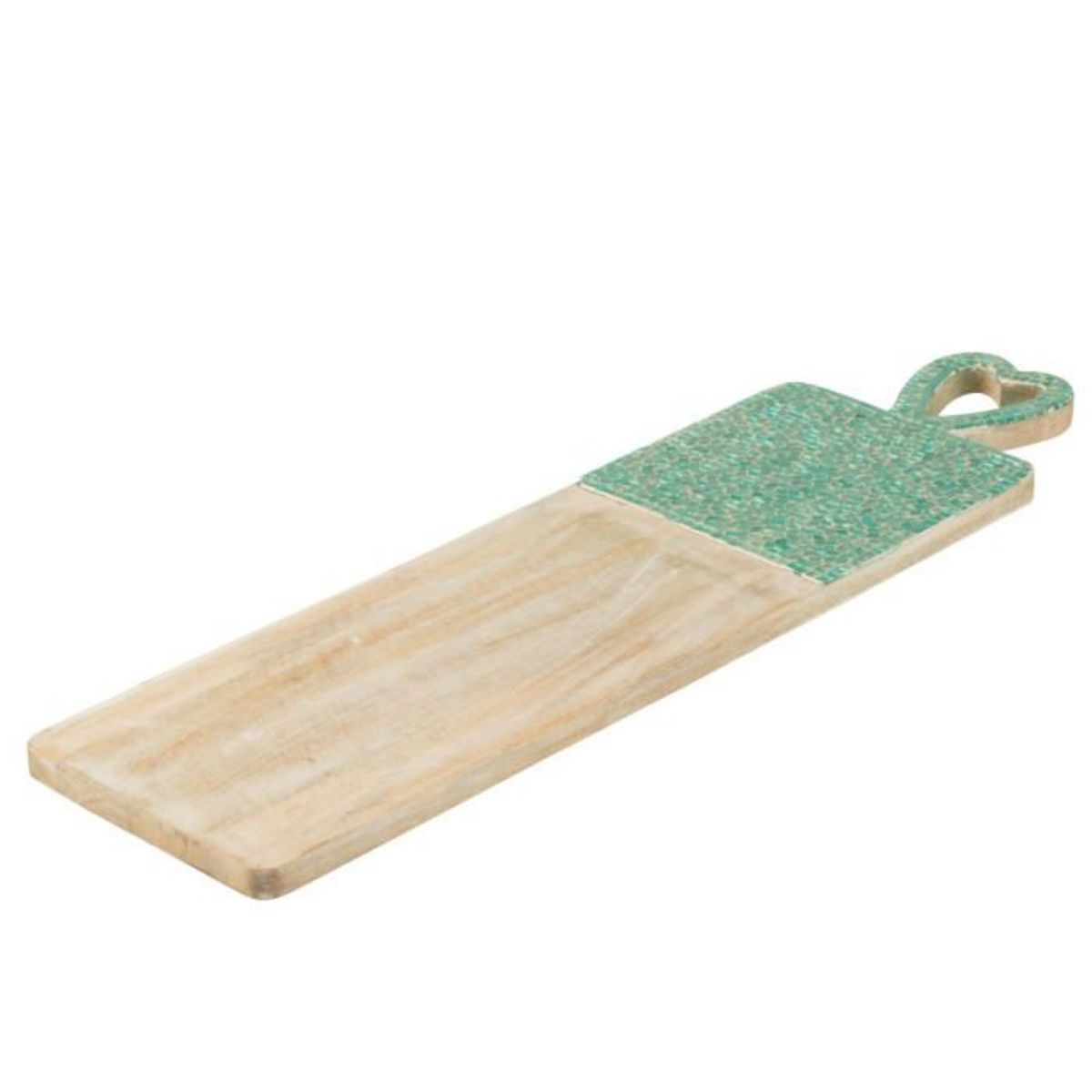 Paris Prix Planche de Présentation Mosaïque en Bois  Freddy  74cm Vert