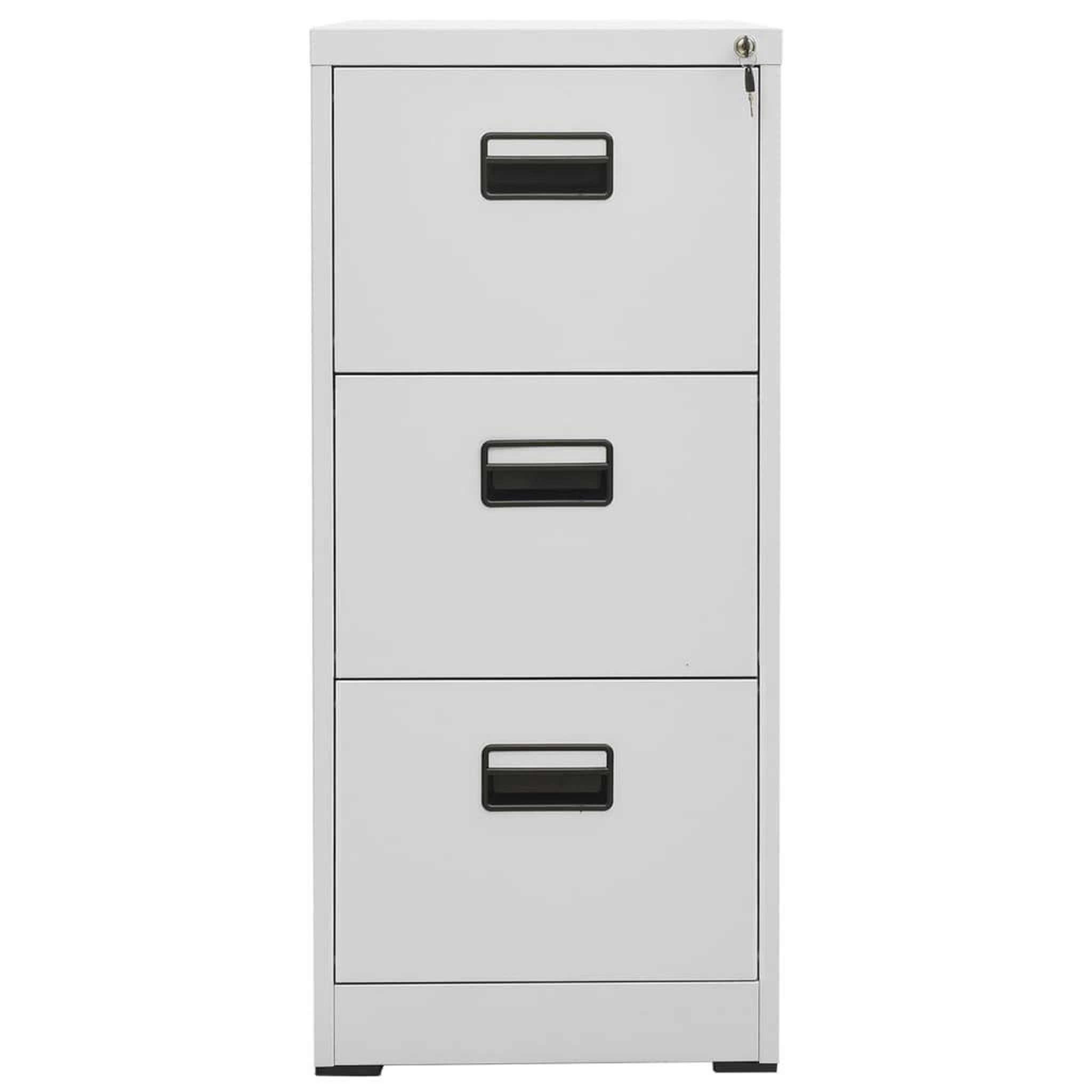 Voir la diapositive 2 : VIDAXL Classeur Gris clair 46x62x102,5 cm Acier
