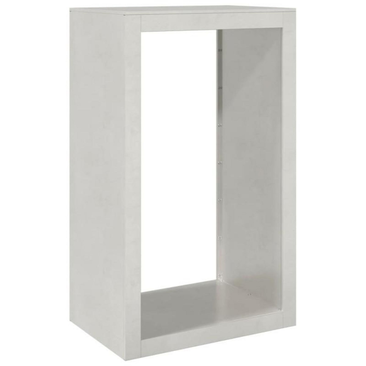 VIDAXL Portant de bois de chauffage 60x40x100 cm acier inoxydable