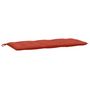 Voir la diapositive 5 : VIDAXL Coussins de banc de jardin lot de 2 rouge melange tissu