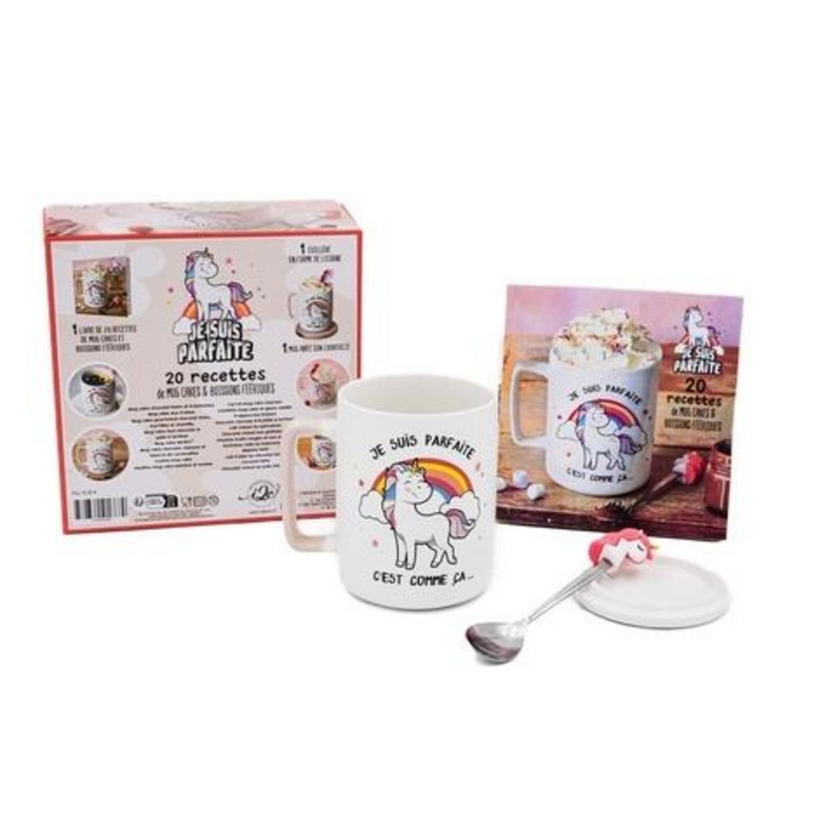COFFRET LICORNE, JE SUIS PARFAITE, C'EST COMME CA..., I2C