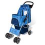 Voir la diapositive 3 : VIDAXL Poussette pour chiens Bleu