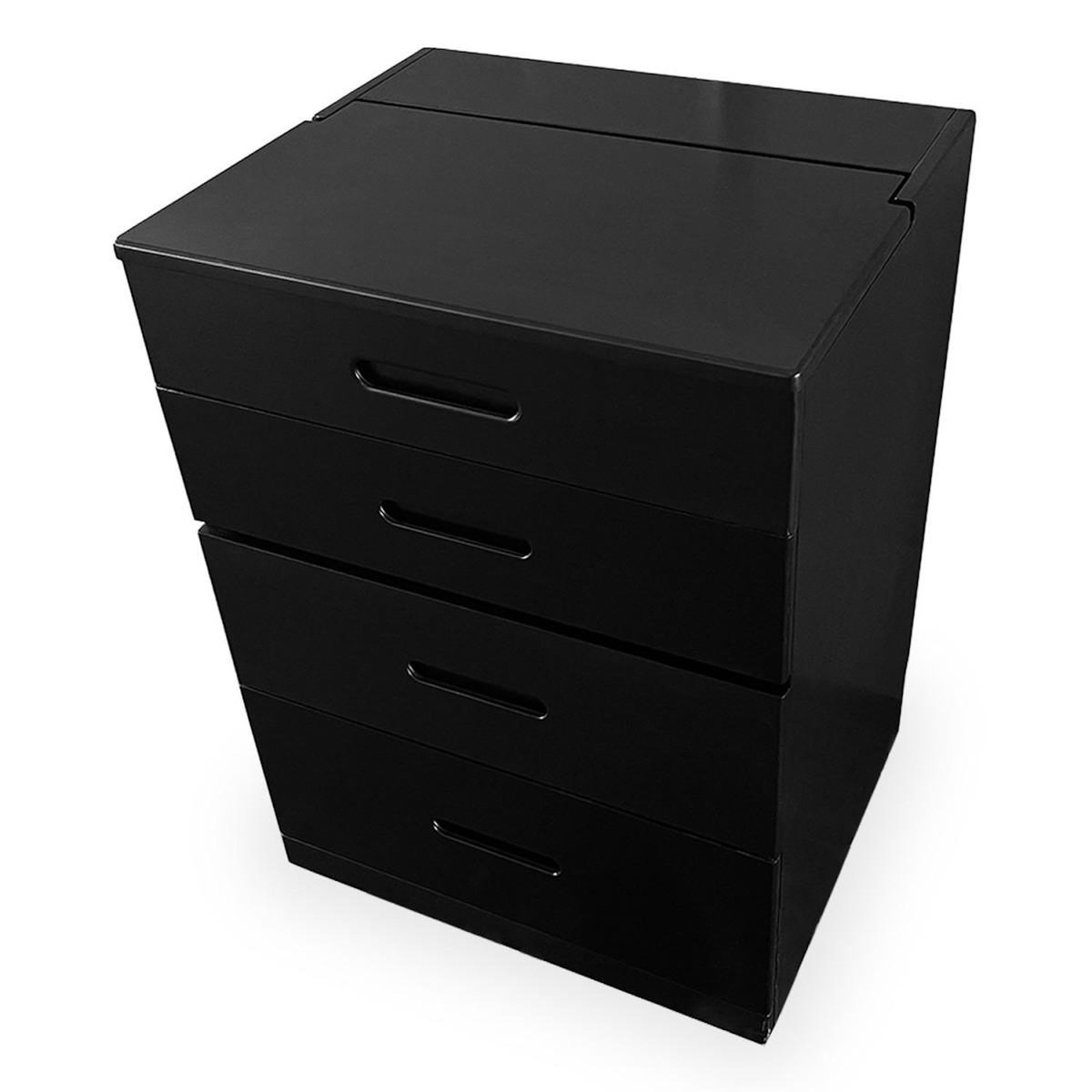 Paris Prix Coiffeuse Compacte Avec Miroir LED  Clarissa  80cm Noir