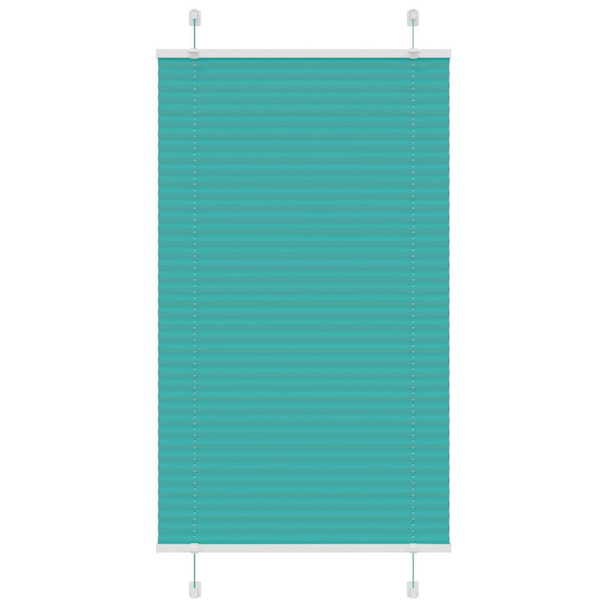 VIDAXL Store plisse vert petrole 80x150 cm largeur du tissu 79,4 cm