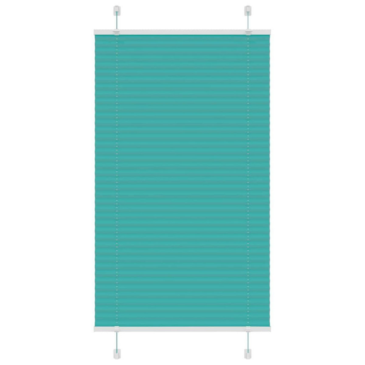 VIDAXL Store plisse vert petrole 80x150 cm largeur du tissu 79,4 cm