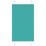 VIDAXL Store plisse vert petrole 80x150 cm largeur du tissu 79,4 cm