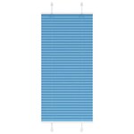 VIDAXL Store plisse bleu 55x150 cm largeur du tissu 54,4 cm polyester