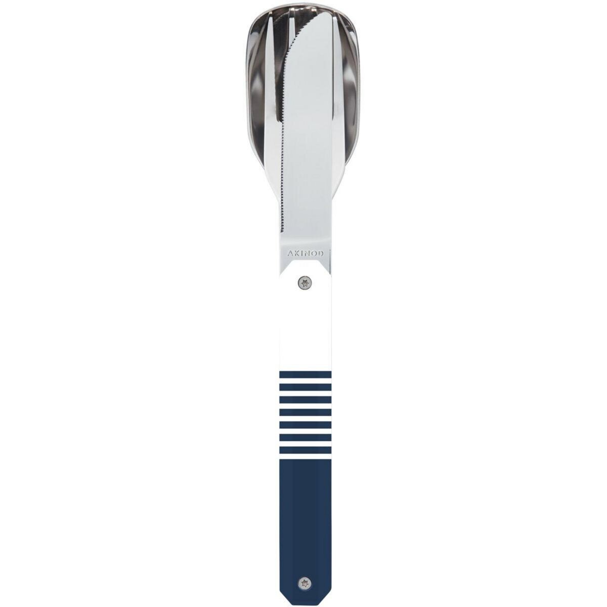 AKINOD Couverts 3 couverts droits 12h34 mariniere bleue