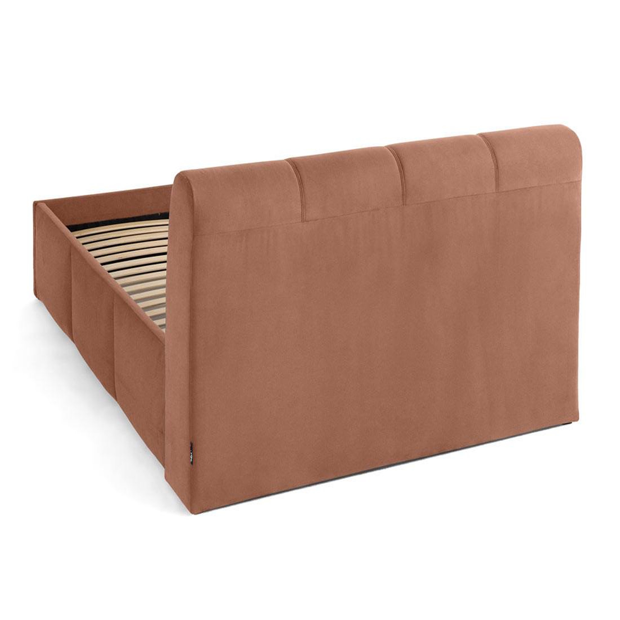 Voir la diapositive 6 : BEST MOBILIER Elysia - lit coffre - 140x190 - en velours - sommier inclus