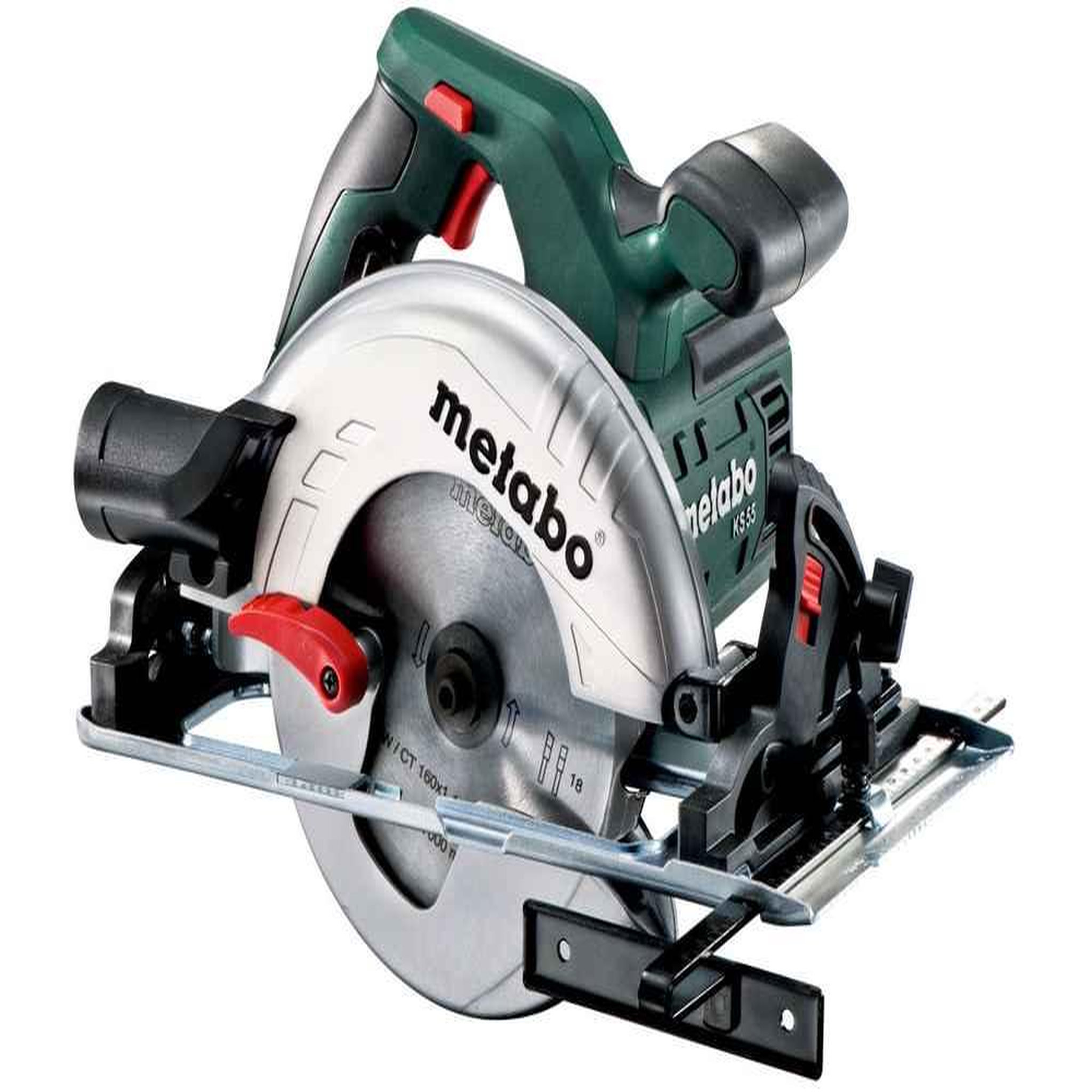 METABO SAS Scie circulaire KS 55 - 1200W - Profondeur de coupe 55 mm - Coffret