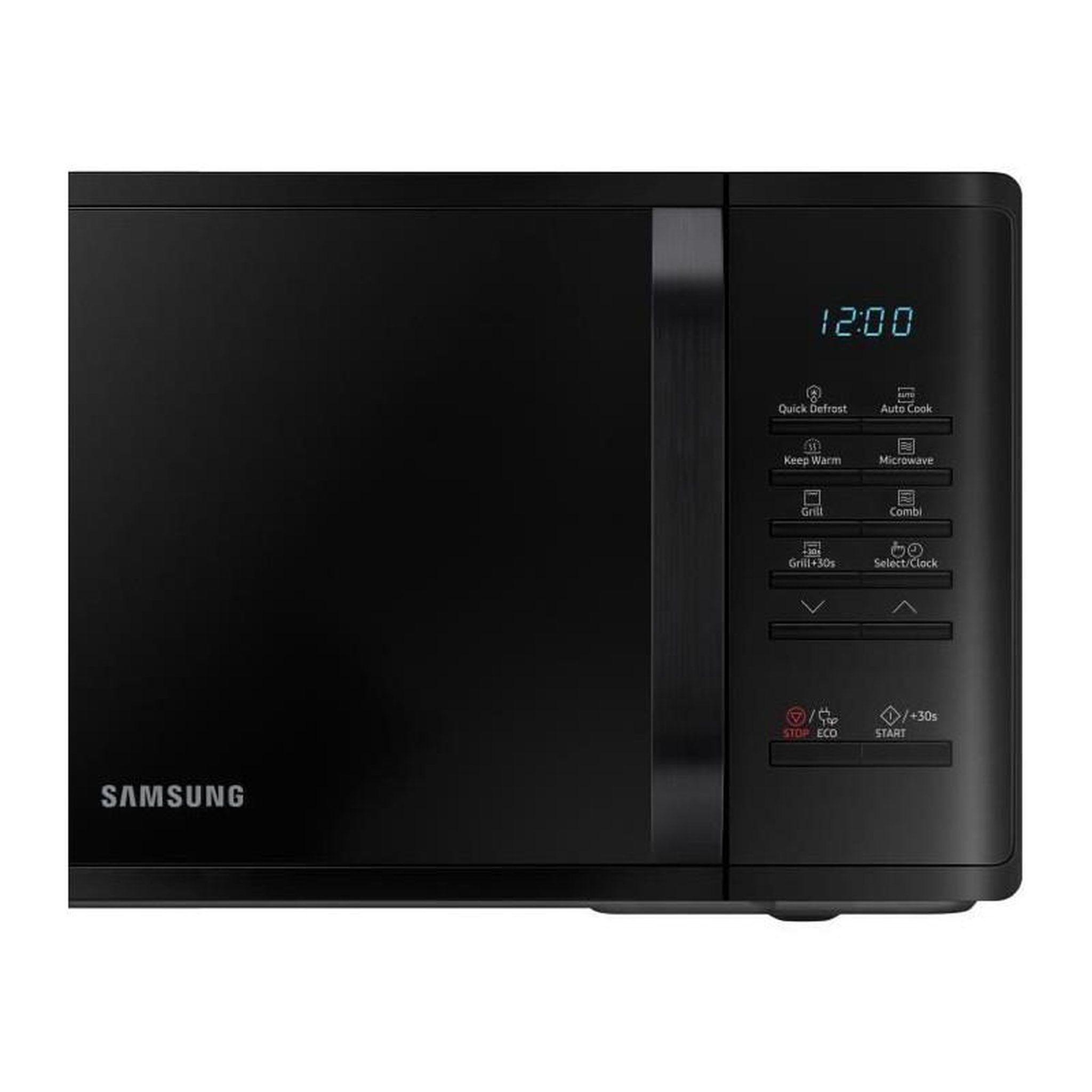 Voir la diapositive 2 : Samsung Micro-ondes Samsung MG23K3513AK - 23L - Gril - Electronique - 800W - 28,8 cm - Cavité céramique émail - Noir