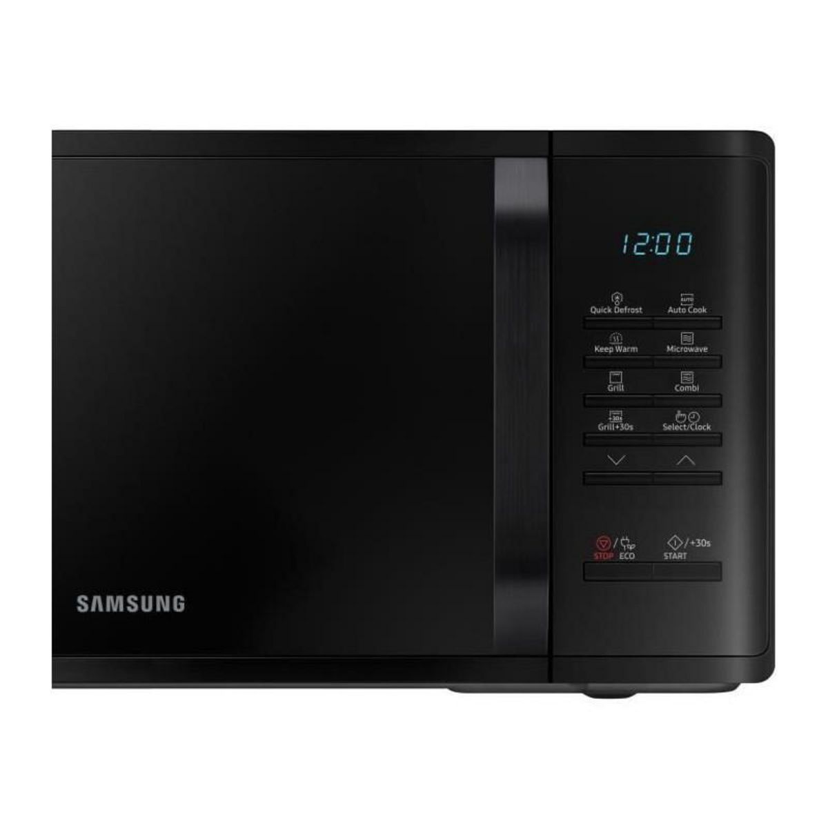 Samsung Micro-ondes Samsung MG23K3513AK - 23L - Gril - Electronique - 800W - 28,8 cm - Cavité céramique émail - Noir