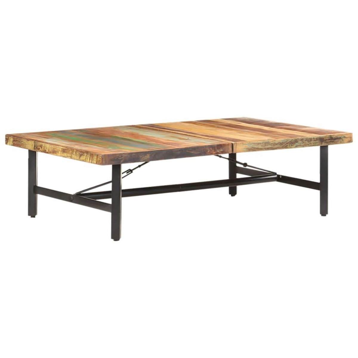 VIDAXL Table basse 142x90x42 cm Bois de recuperation massif