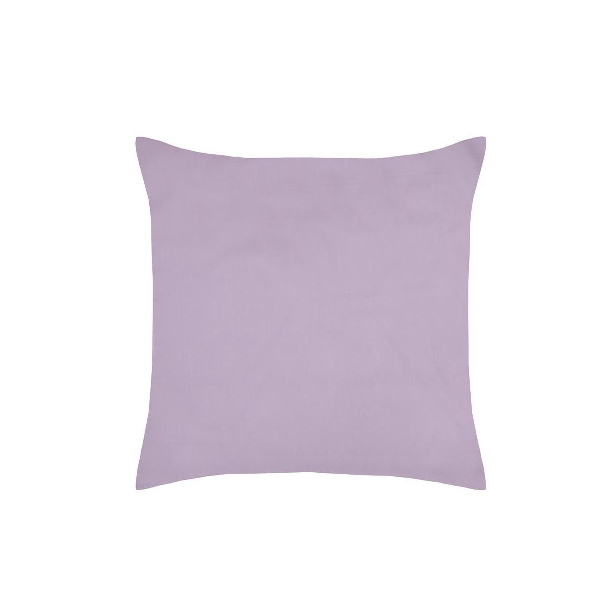 Eden 1 taie d'oreiller percale de coton uni elysee. Coloris disponibles : Bleu, Blanc, Jaune, Violet, Gris, Rouge, Beige